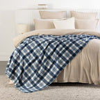 Home Co. Polar Fleece Check Blanket