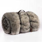 Design Republique Ash Faux Fur Blanket 180x200cm