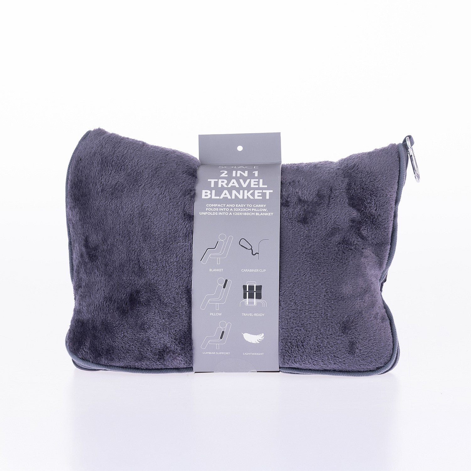 Solace 2 In 1 Travel Blanket