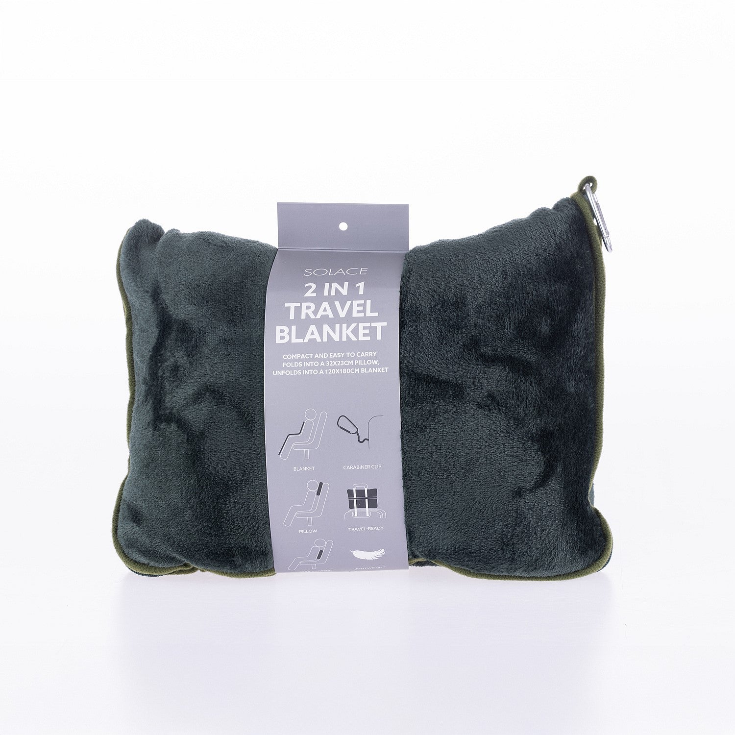 Solace 2 In 1 Travel Blanket