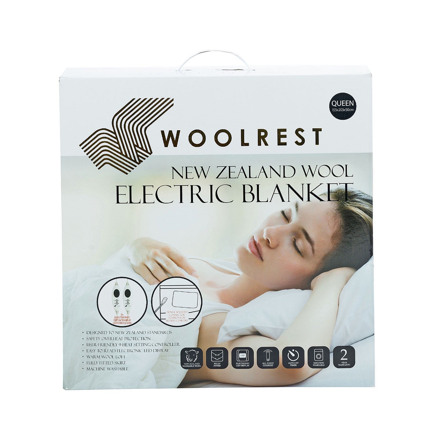 Woolrest NZ Wool Electric Blanket