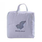 Woolrest electric blanket white packaging white background