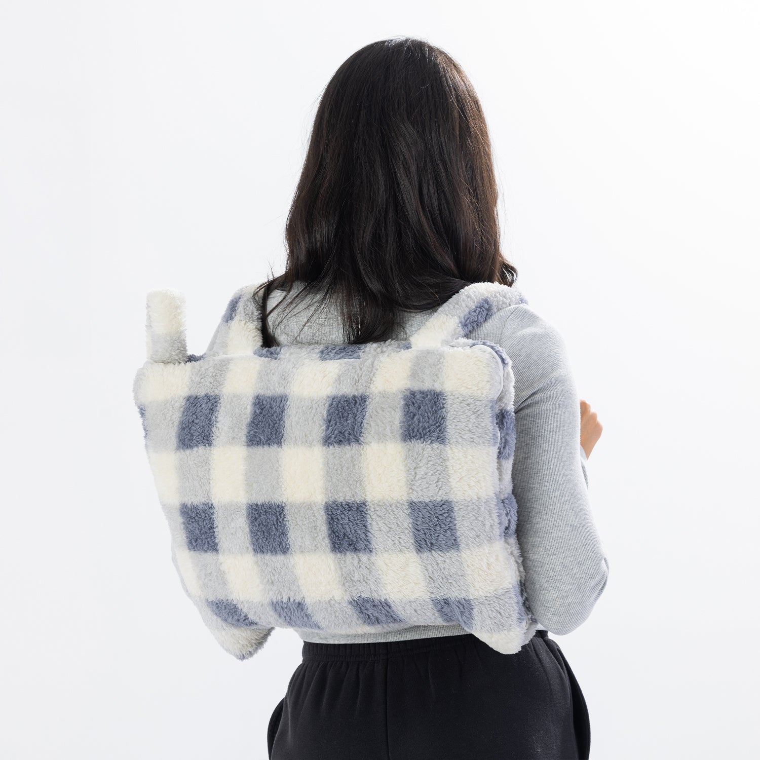 Solace Sherpa Fleece 2 in 1 Travel Blanket