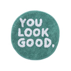 Design Republique You Look Good Tufted Bathmat