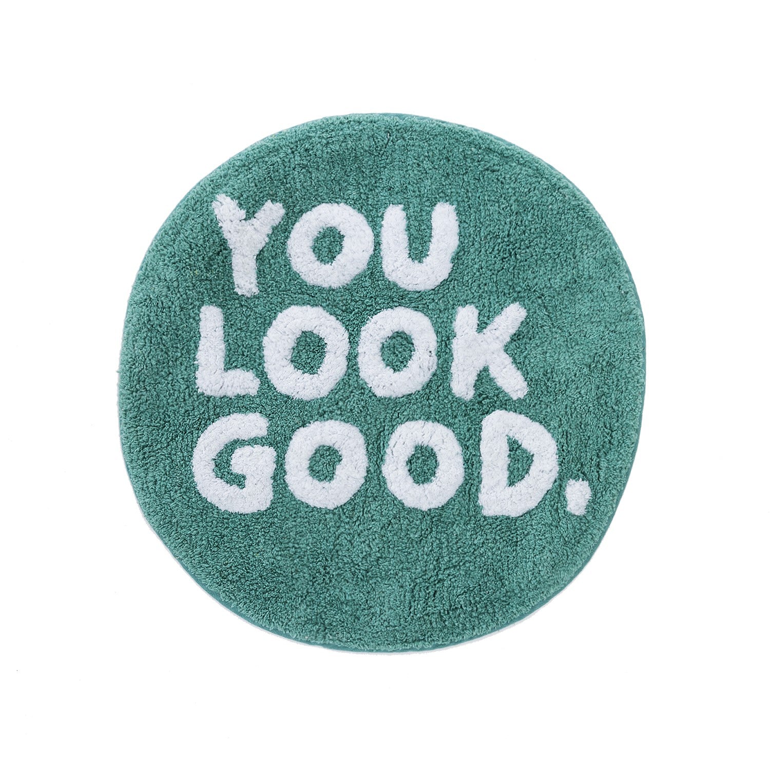 Design Republique You Look Good Tufted Bathmat
