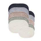 Eden Maderia Tufted Oval Bathmat Set