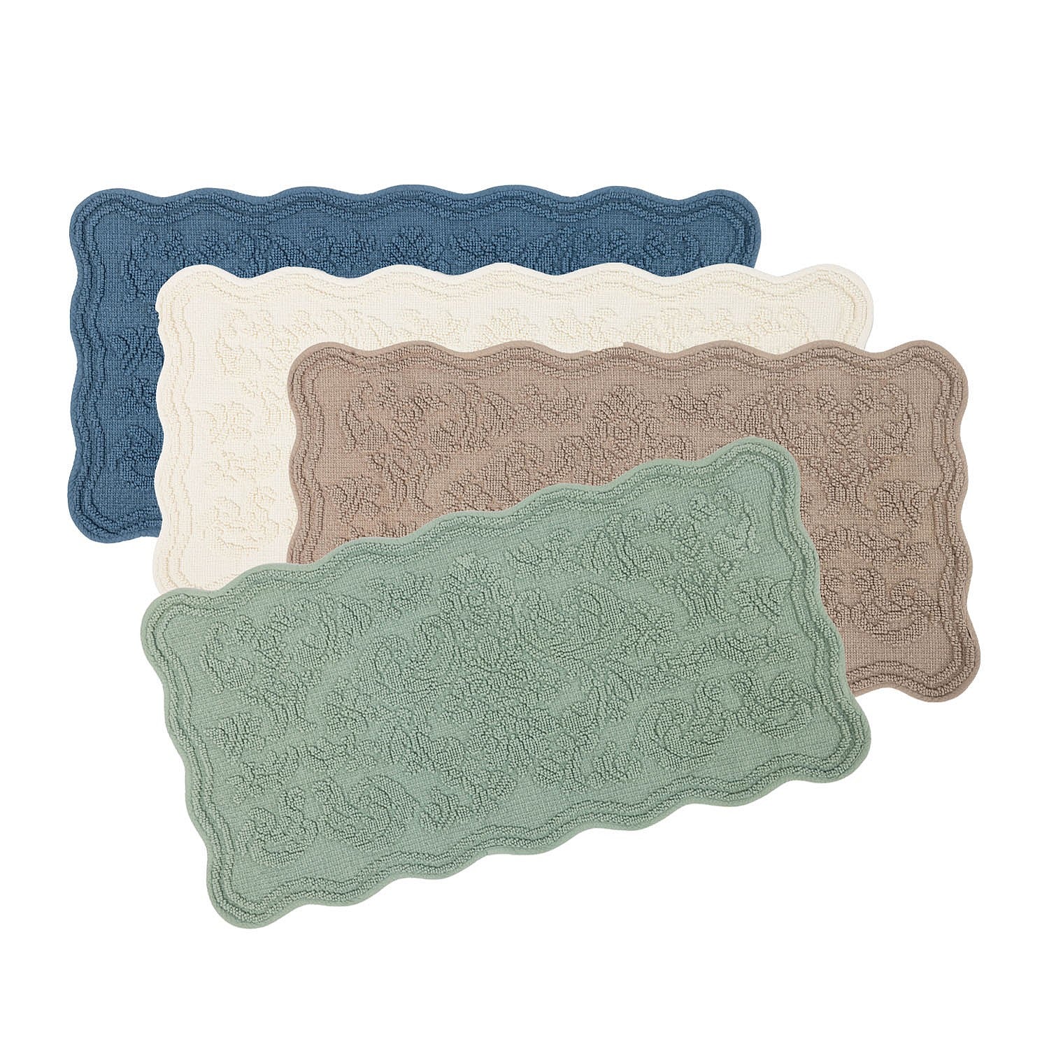 Gracious Living Gracie Scalloped Runner 50x100cm