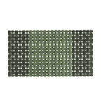 Forest Green interlocking shower mat with a textured rectangular tile design, providing a cushioned surface for use in showers and wet bathroom areas.
