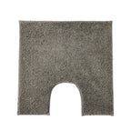 Silver contour bathmat featuring a soft quick-dry textured finish on a clean white background.