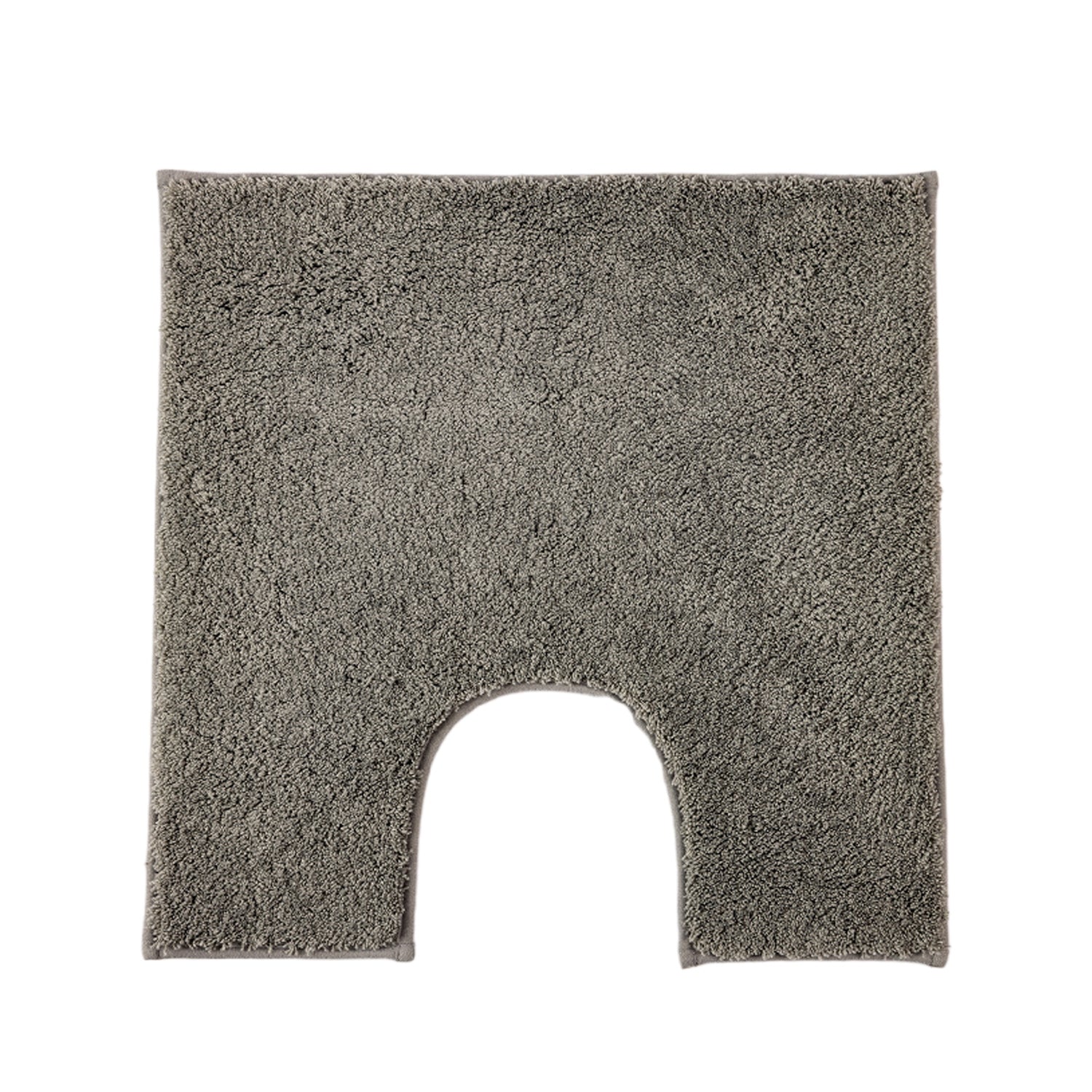 Silver contour bathmat featuring a soft quick-dry textured finish on a clean white background.
