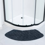 Solace Pebble Runner in Ebony featuring a deep dark finish with a raised pebble-inspired texture.