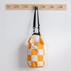 Seaside Supplies Waterproof Beach Bag Check Yellow 8L