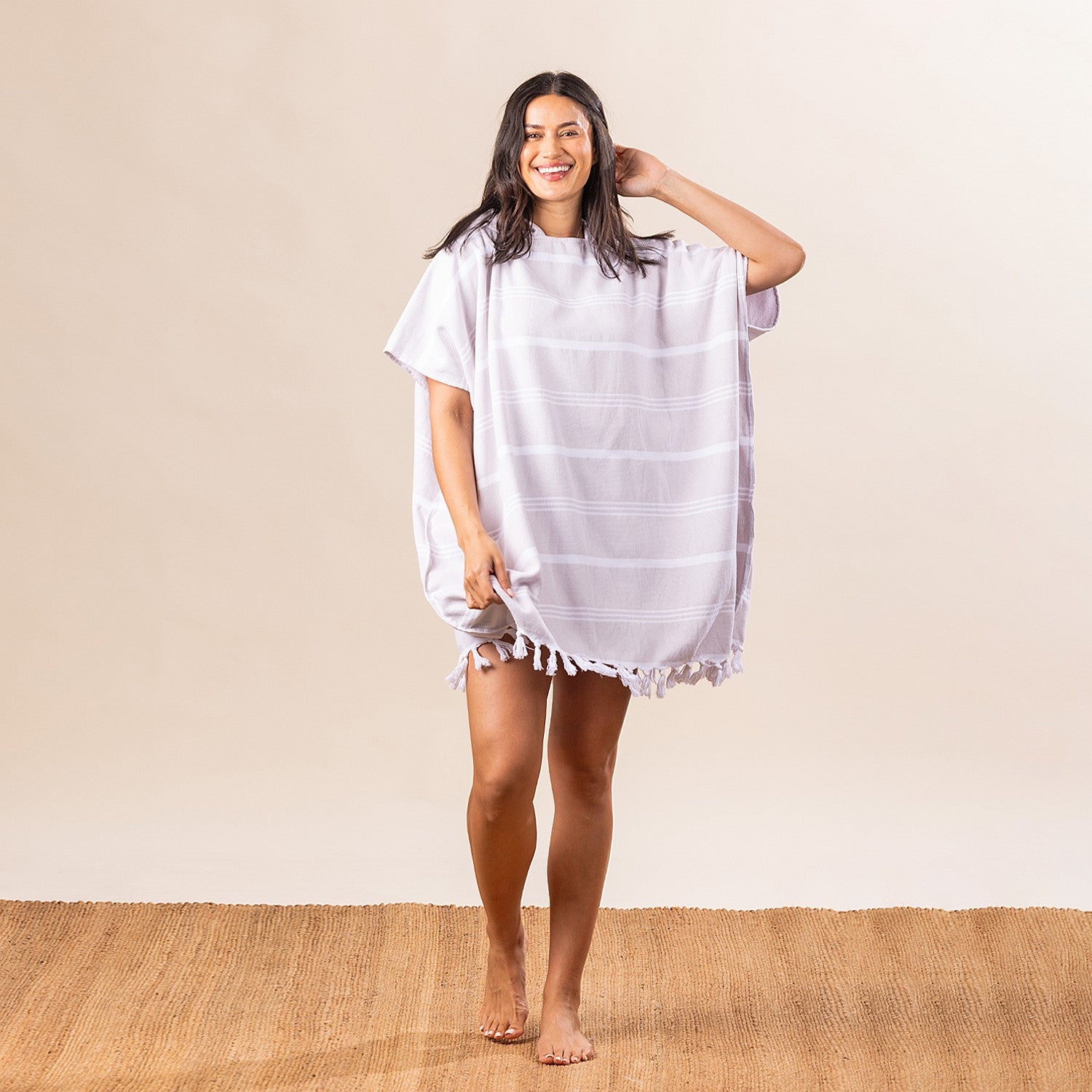 Cove St Tropez Adult Poncho Stone
