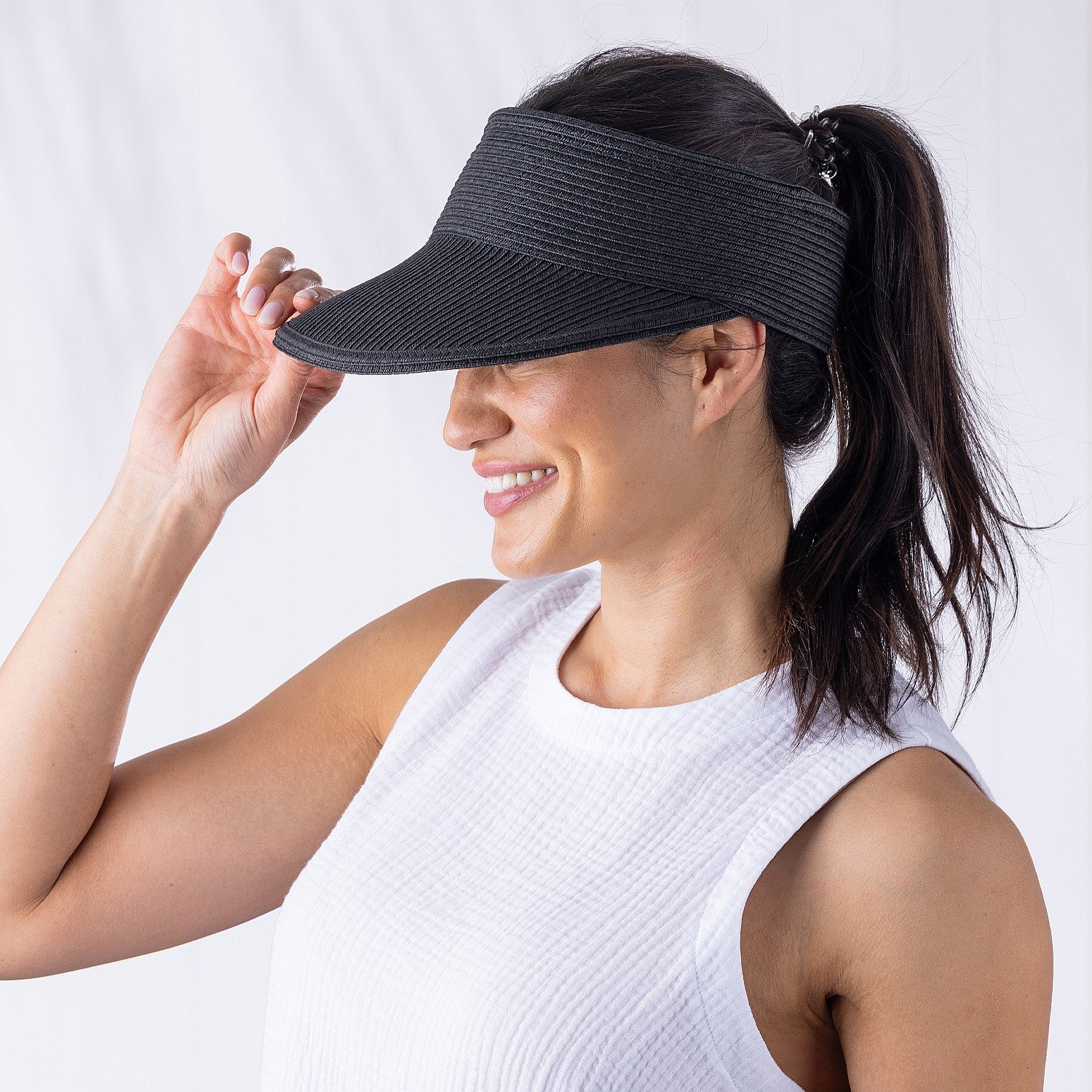 Seaside Supplies Beach Visor Black