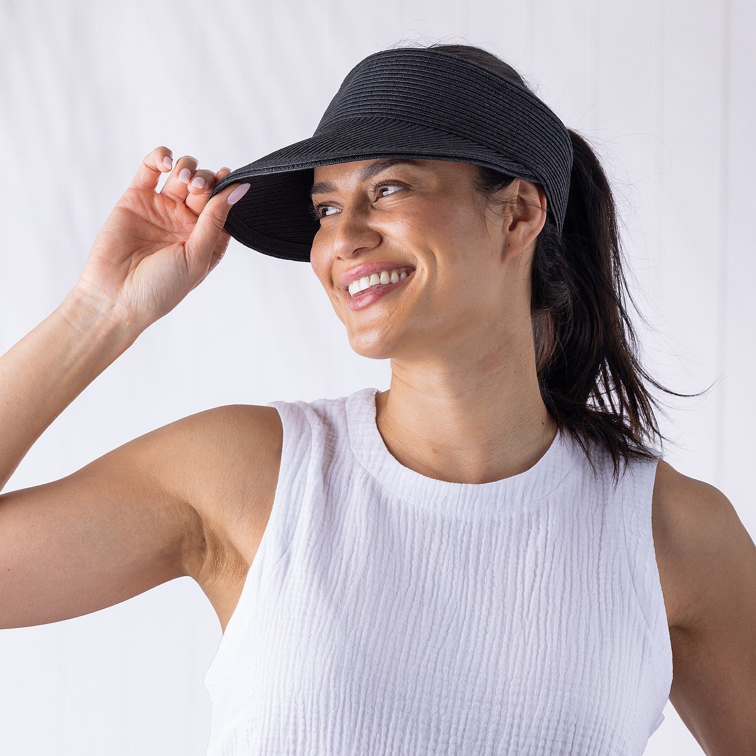 Seaside Supplies Beach Visor Black