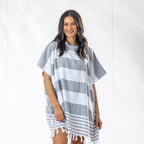 Cove St Tropez Adult Poncho Charcoal