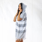 Cove St Tropez Adult Poncho Charcoal