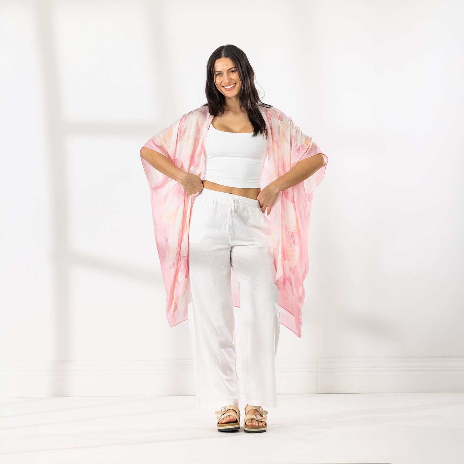 Sirene Leehan Open Print Kaftan