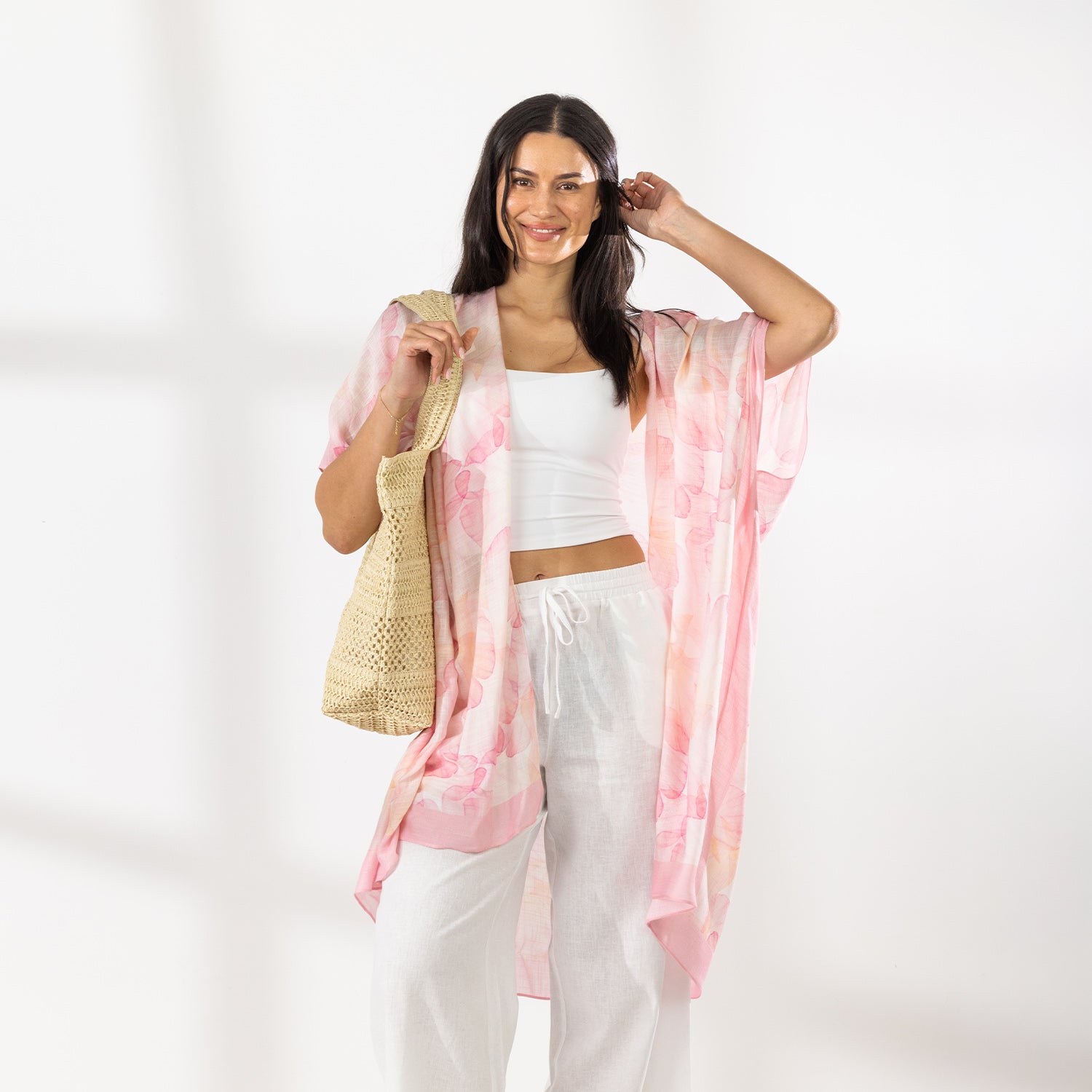 Sirene Leehan Open Print Kaftan