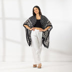 Sirene Jessica Border Print Open Kaftan