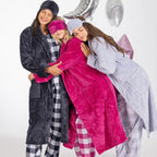 Solace Womens Luxe Honeycomb Bathrobe