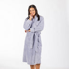 Solace Womens Luxe Honeycomb Bathrobe