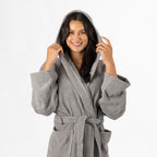 Solace Alexis Cotton Terry Hooded Bathrobe