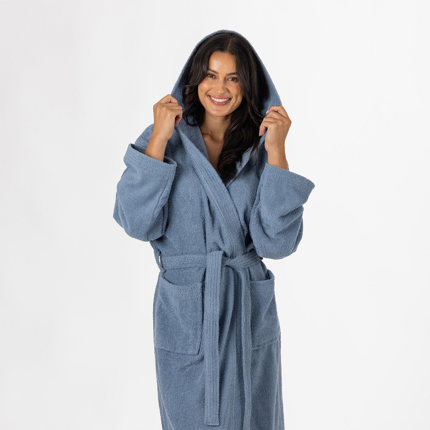 Solace Alexis Cotton Terry Hooded Bathrobe