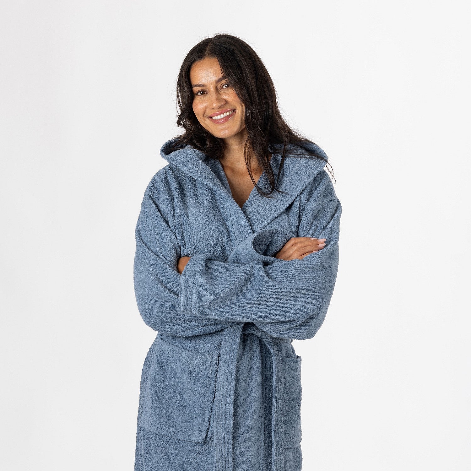 Solace Alexis Cotton Terry Hooded Bathrobe
