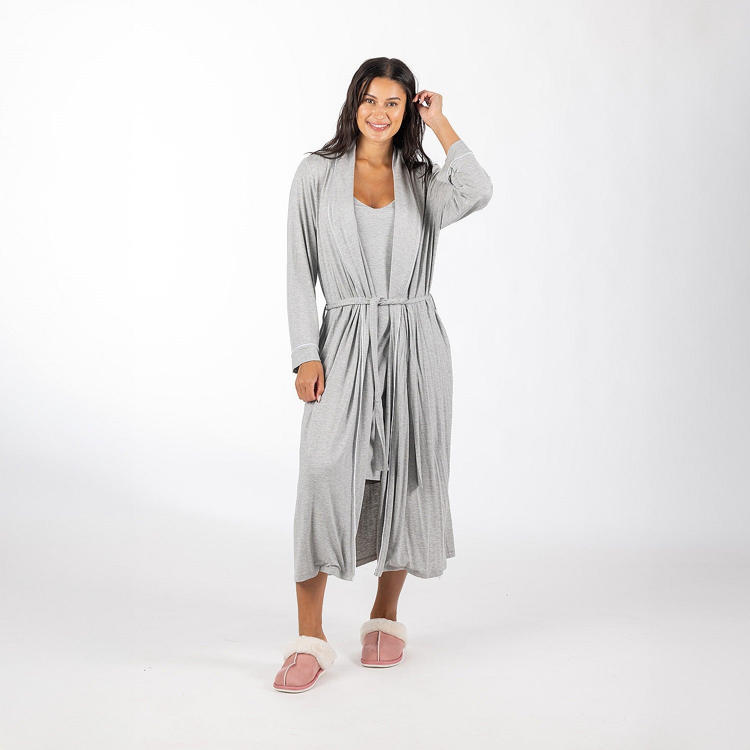 bb&b Sleep Viscose Elastane Long Robe