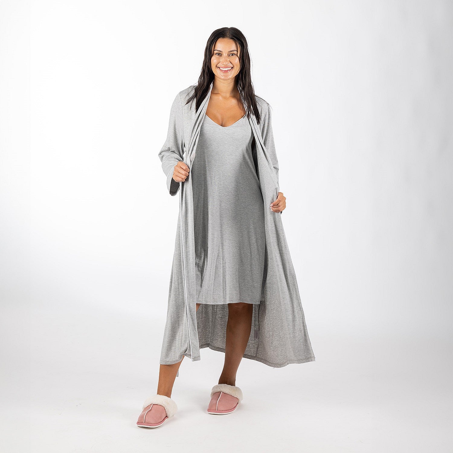 bb&b Sleep Viscose Elastane Long Robe