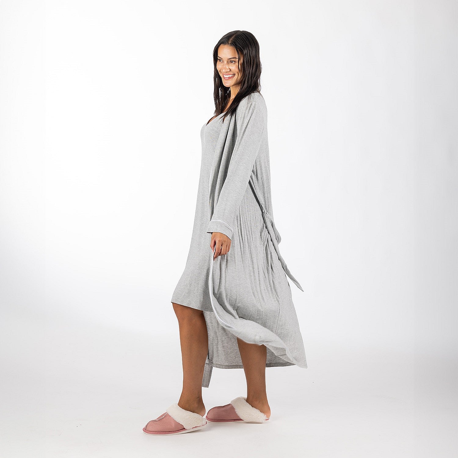 bb&b Sleep Viscose Elastane Long Robe