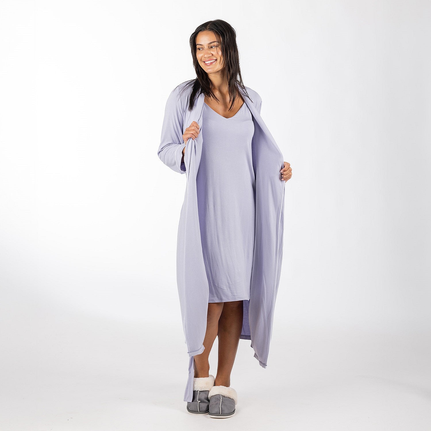 bb&b Sleep Viscose Elastane Long Robe