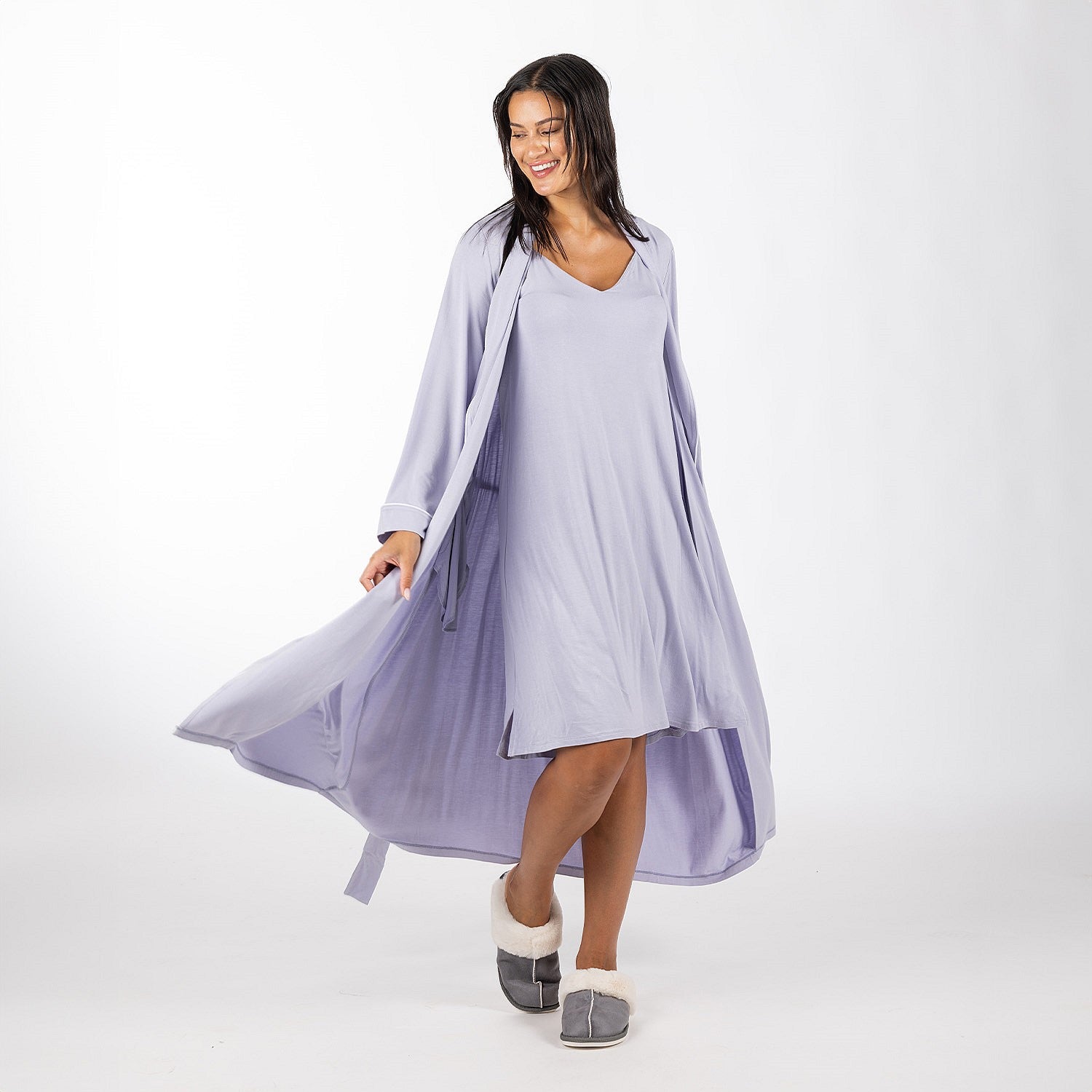 bb&b Sleep Viscose Elastane Long Robe
