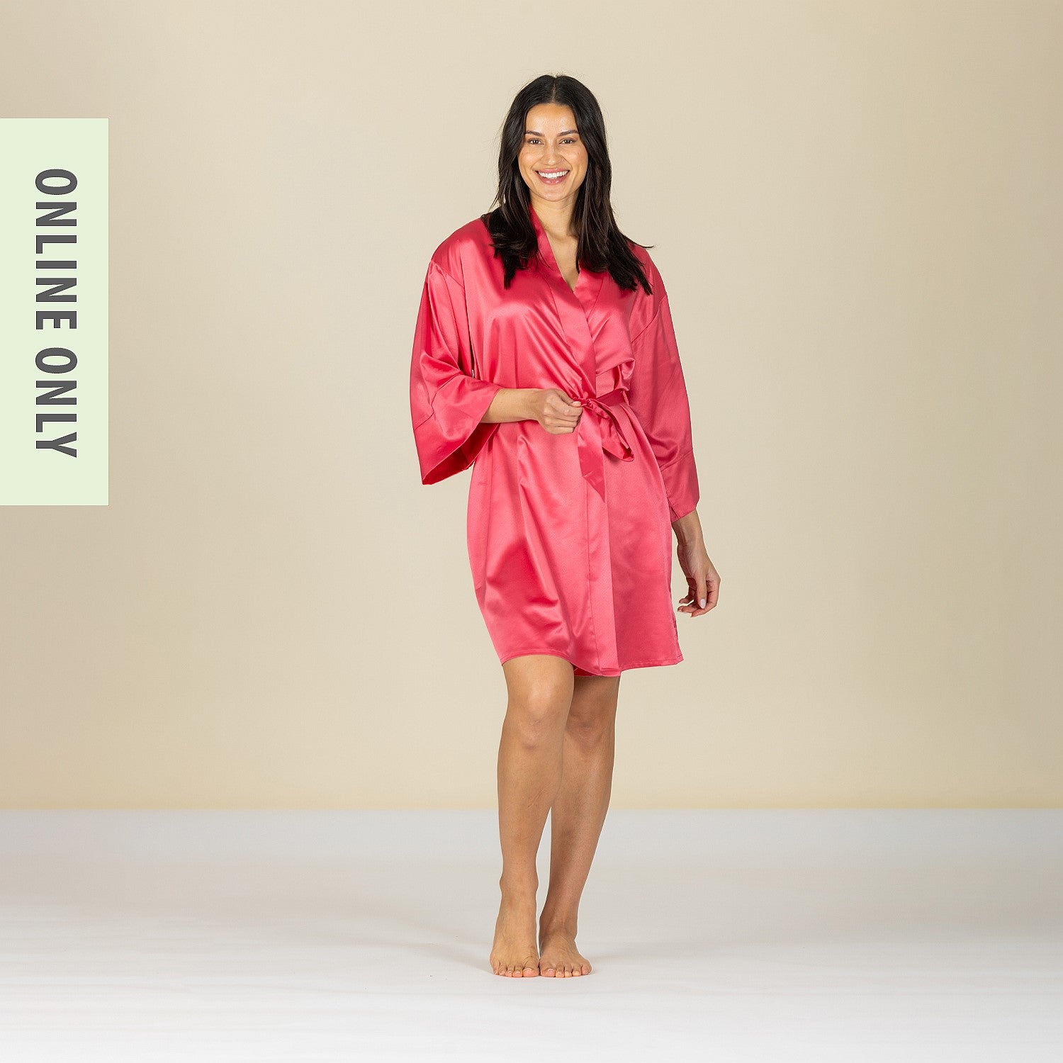 Design Republique Dakota Satin Bathrobe