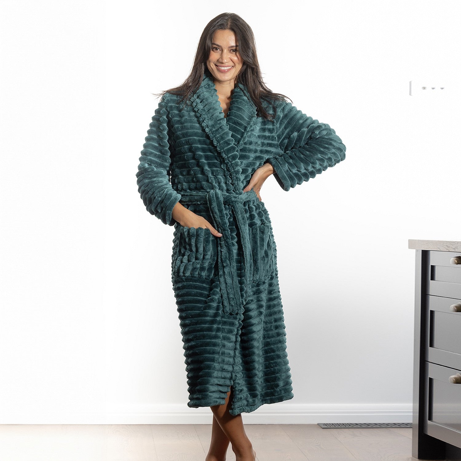 Solace Super Plush Bathrobe 3/4 Length