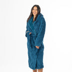 Design Republique Carine Cable Hooded Robe