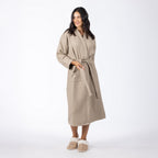 Design Republique Ashley Unisex Waffle Robe Mocha