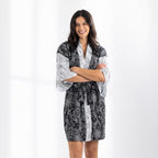 Design Republique Summer Breeze Robe Black & White