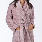 Solace Super Plush Ribbed Bathrobe
