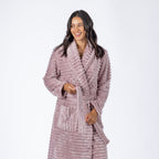 Solace Super Plush Ribbed Bathrobe