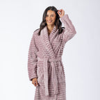 Solace Super Plush Ribbed Bathrobe