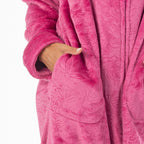 Gracious Living Lizzy Zip Front Plush Bathrobe