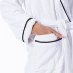 Design Republique Giana Contrast Terry Bathrobe