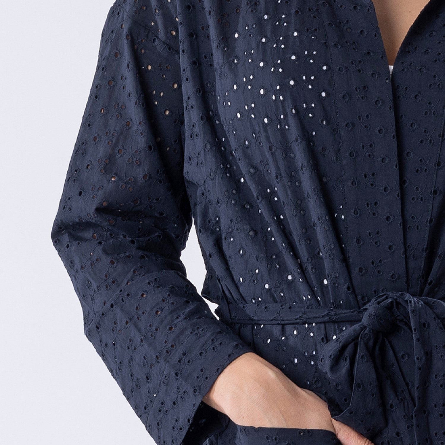 Gracious Living Sienna Embroidered Bathrobe