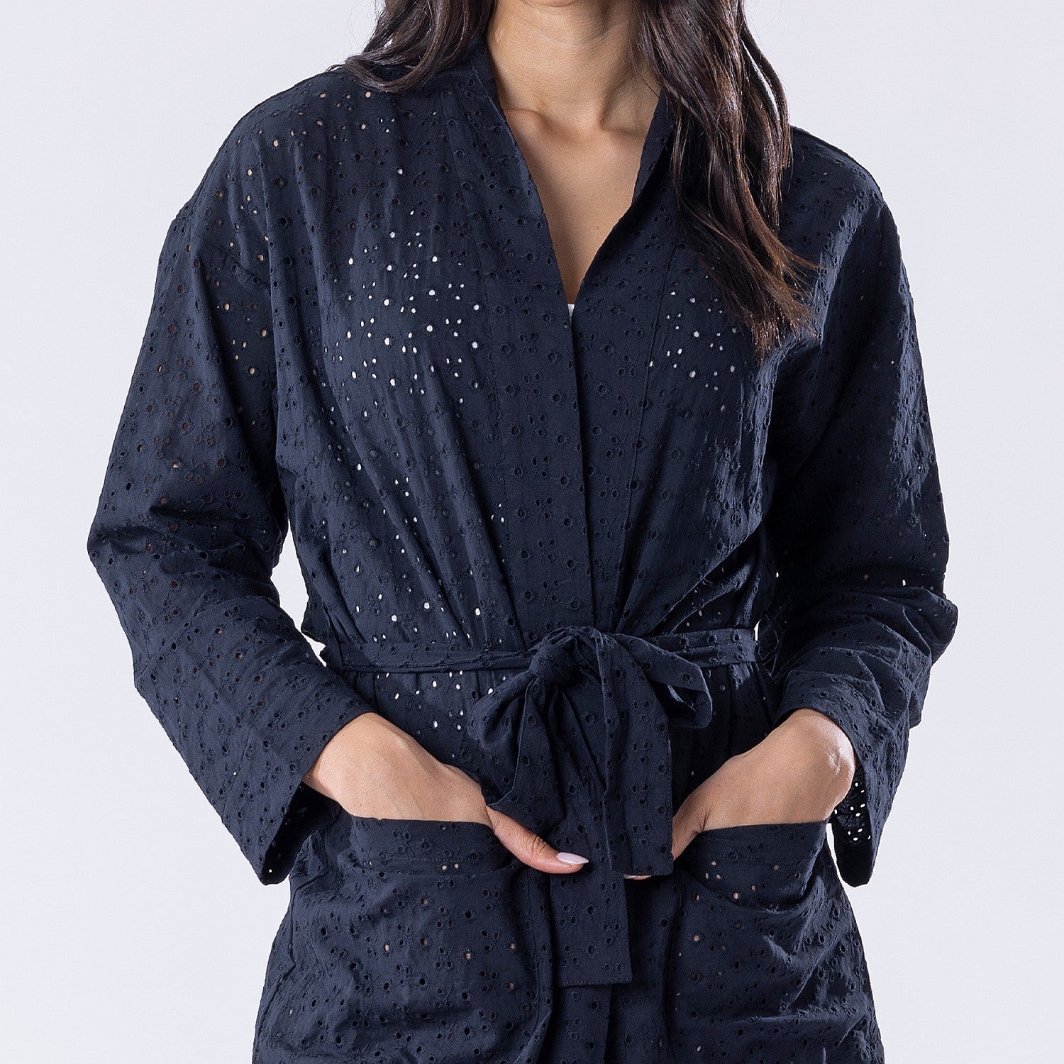 Gracious Living Sienna Embroidered Bathrobe