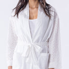 Gracious Living Sienna Embroidered Bathrobe