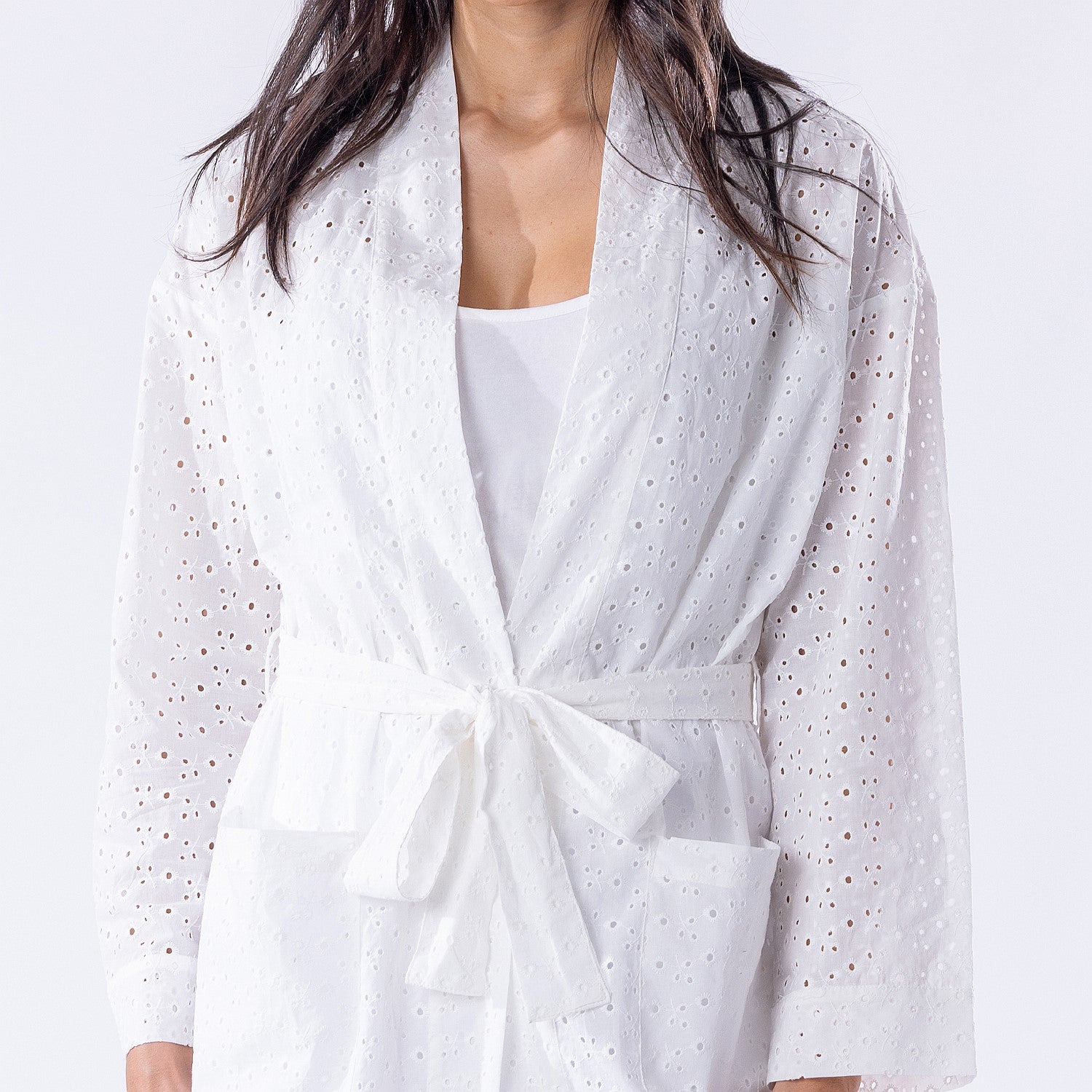 Gracious Living Sienna Embroidered Bathrobe
