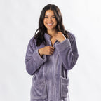 Solace Zip Front Bathrobe