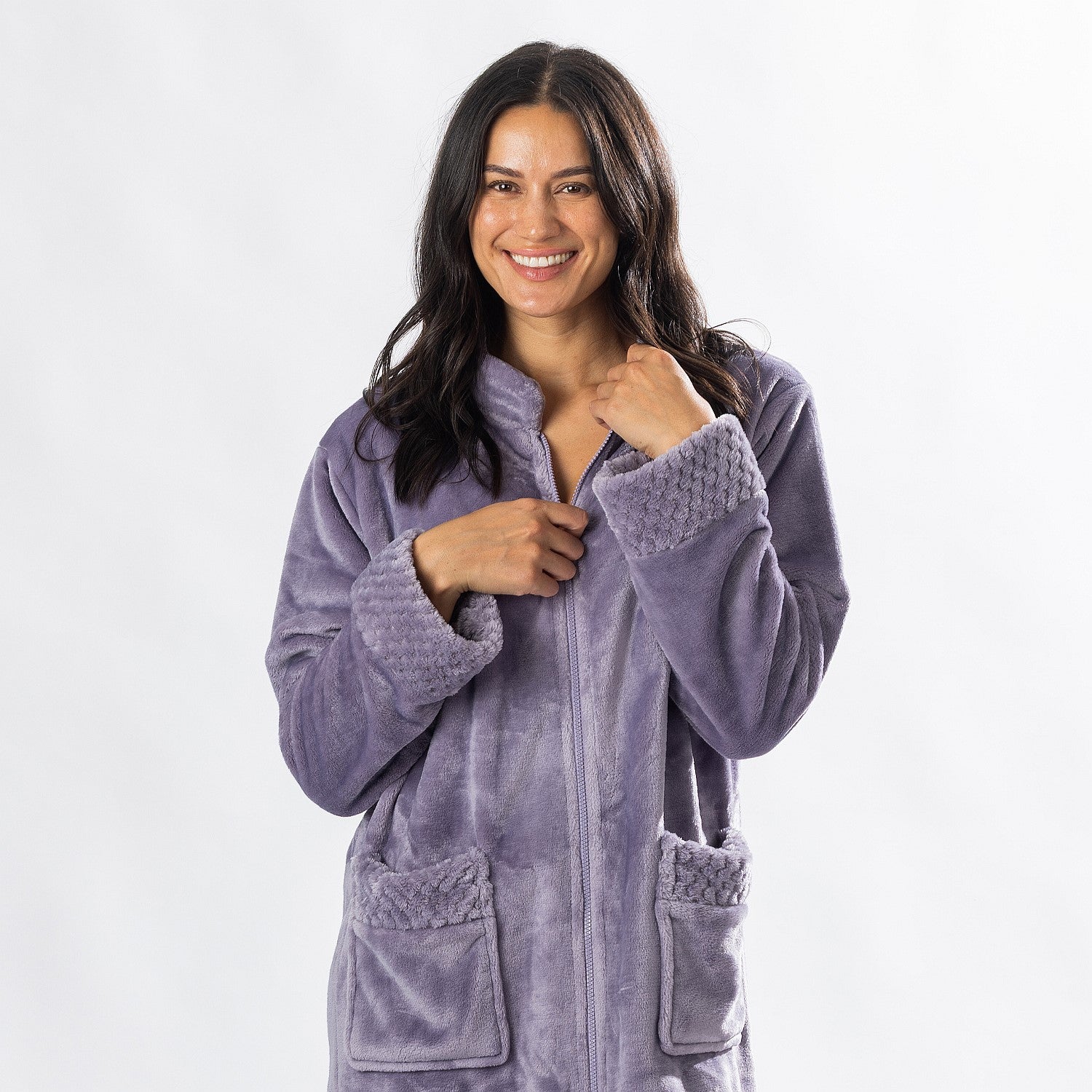 Solace Zip Front Bathrobe